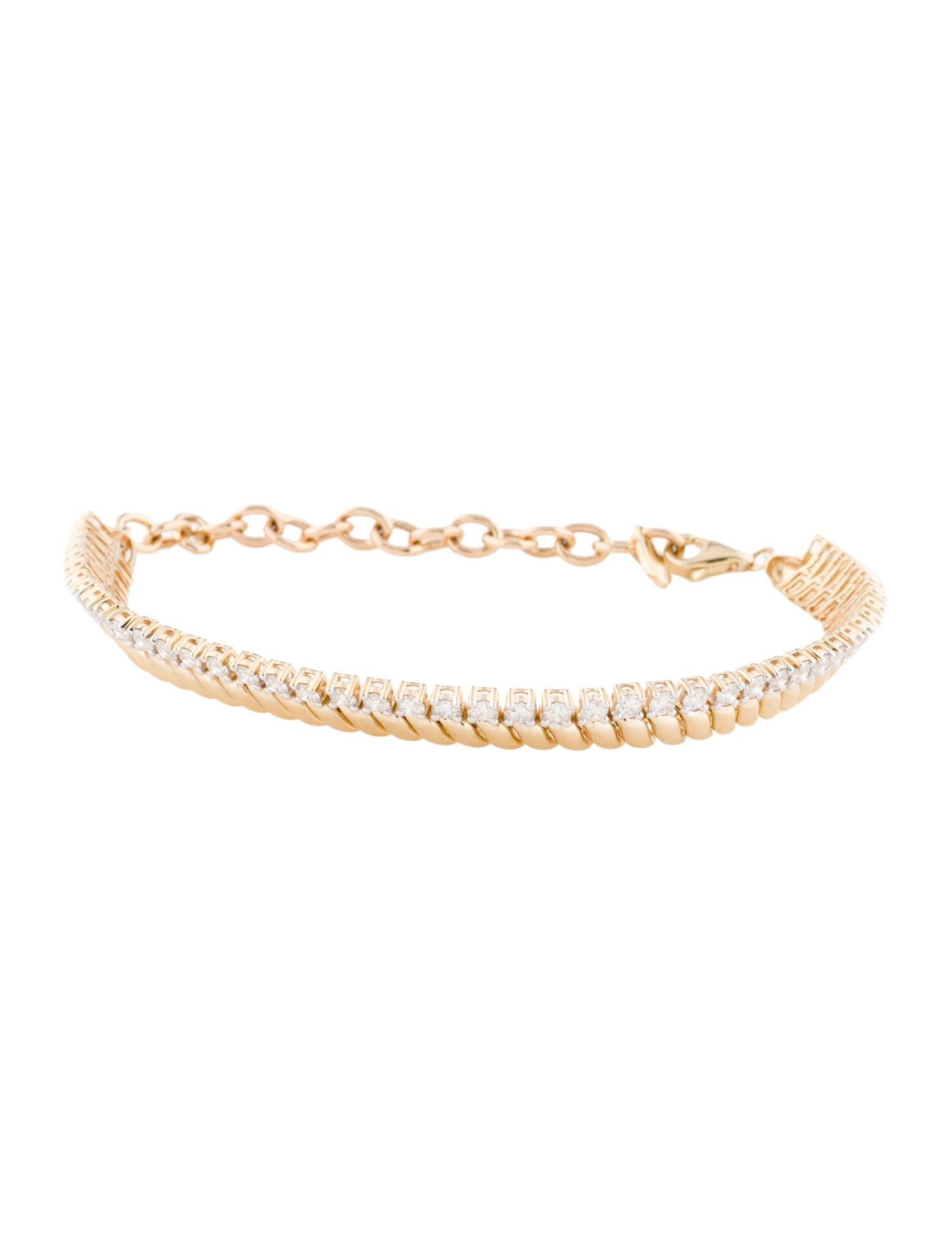 Bracelet 14K 2.00ctw Diamond Link