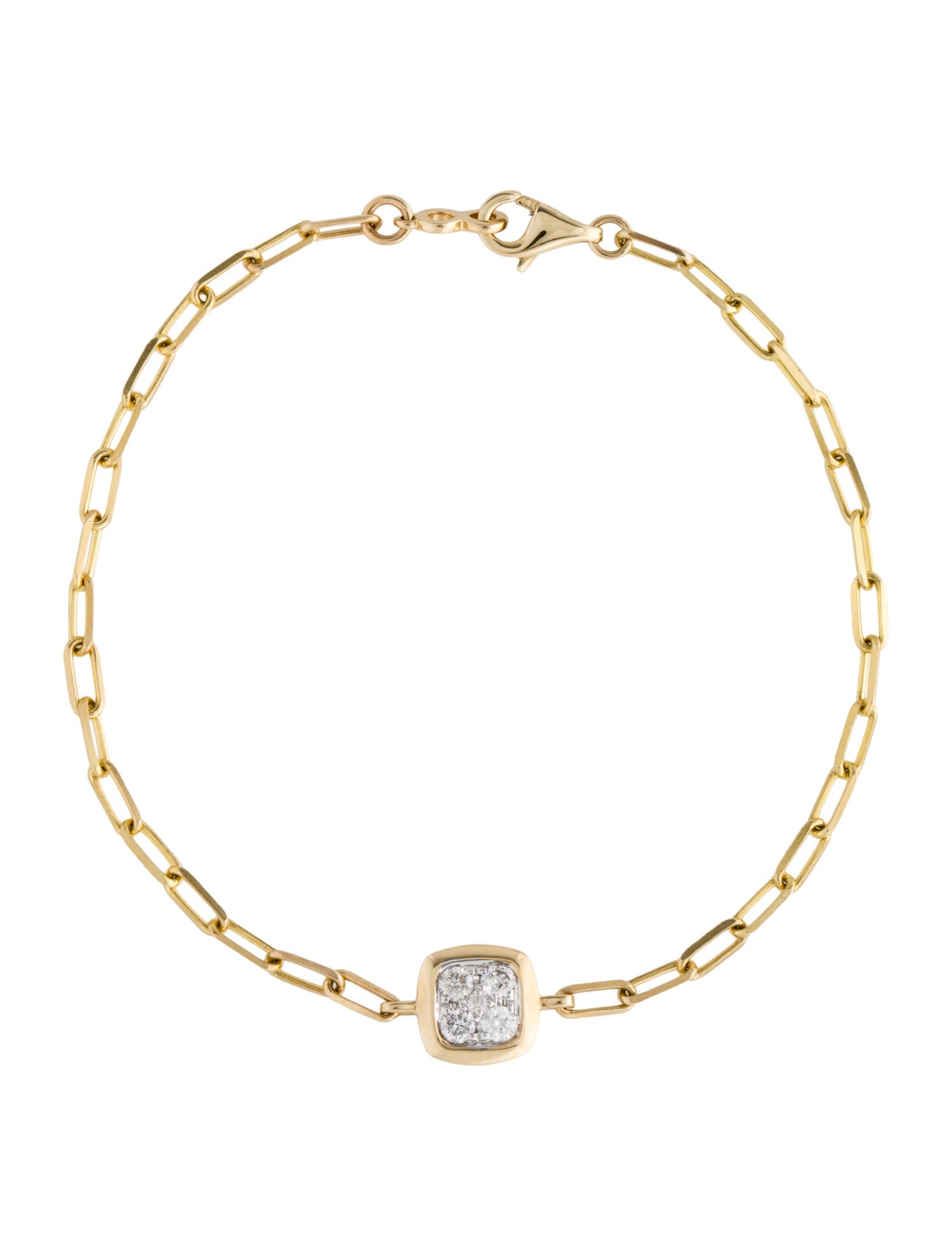 Bracelet 14K Diamond Link