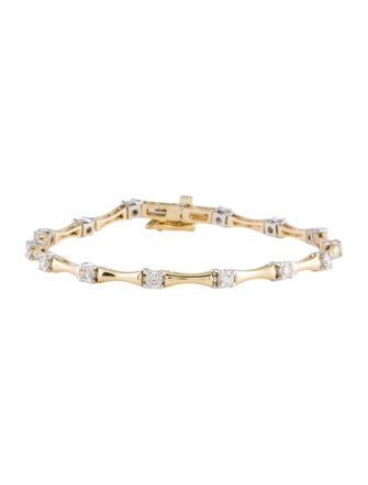 Bracelet 14K 1.50ctw Diamond Link Bracelet