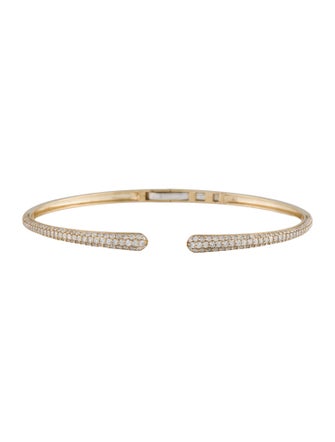 Bracelet 14K 1.33ctw Diamond Cuff Bracelet