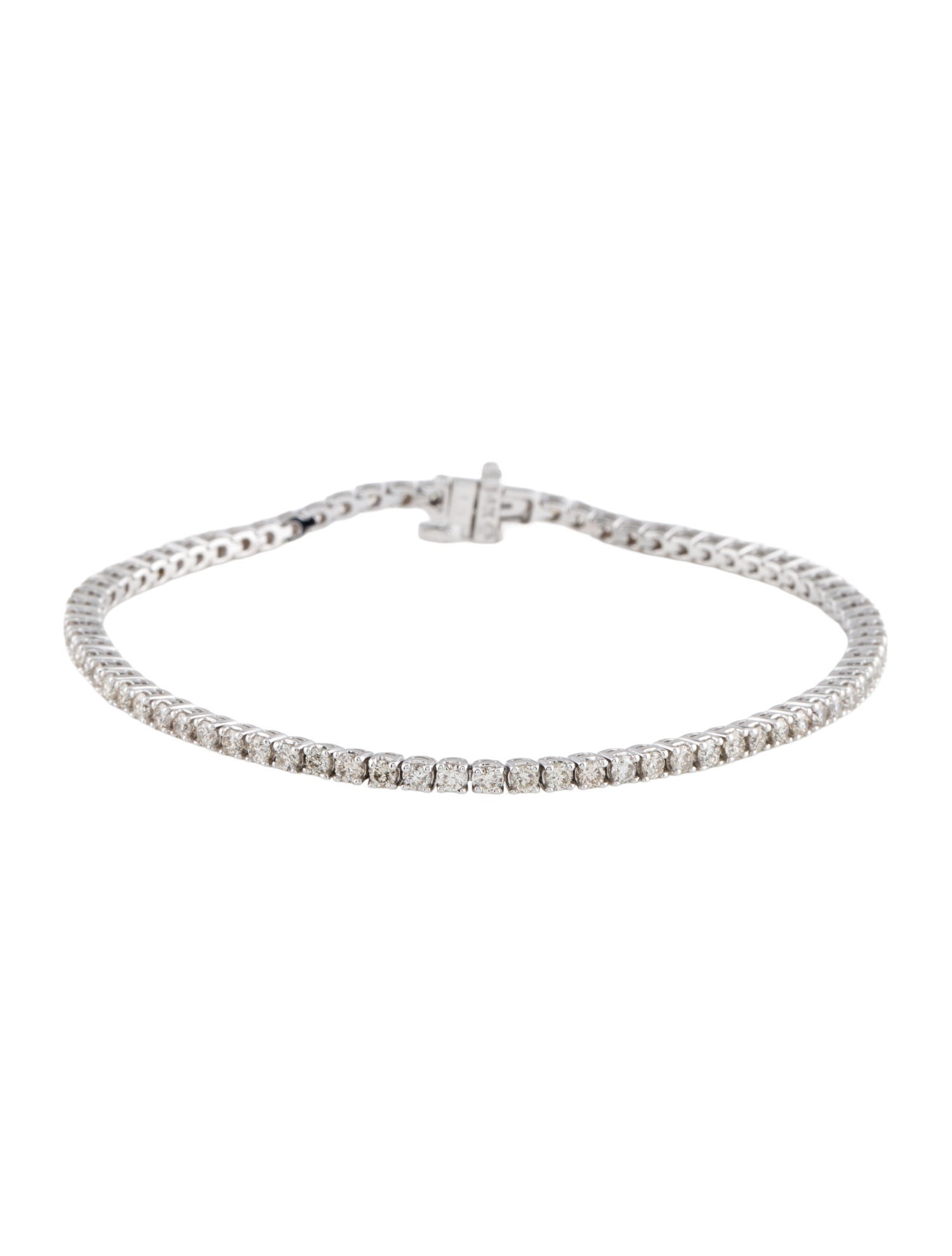 Bracelet 14K 2.40ctw Diamond Tennis w/ Tags
