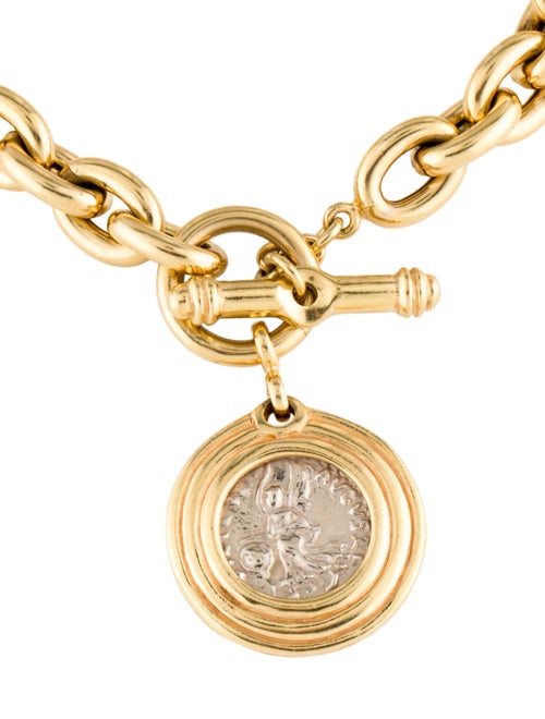 Bracelet 14K Coin Charm Bracelet