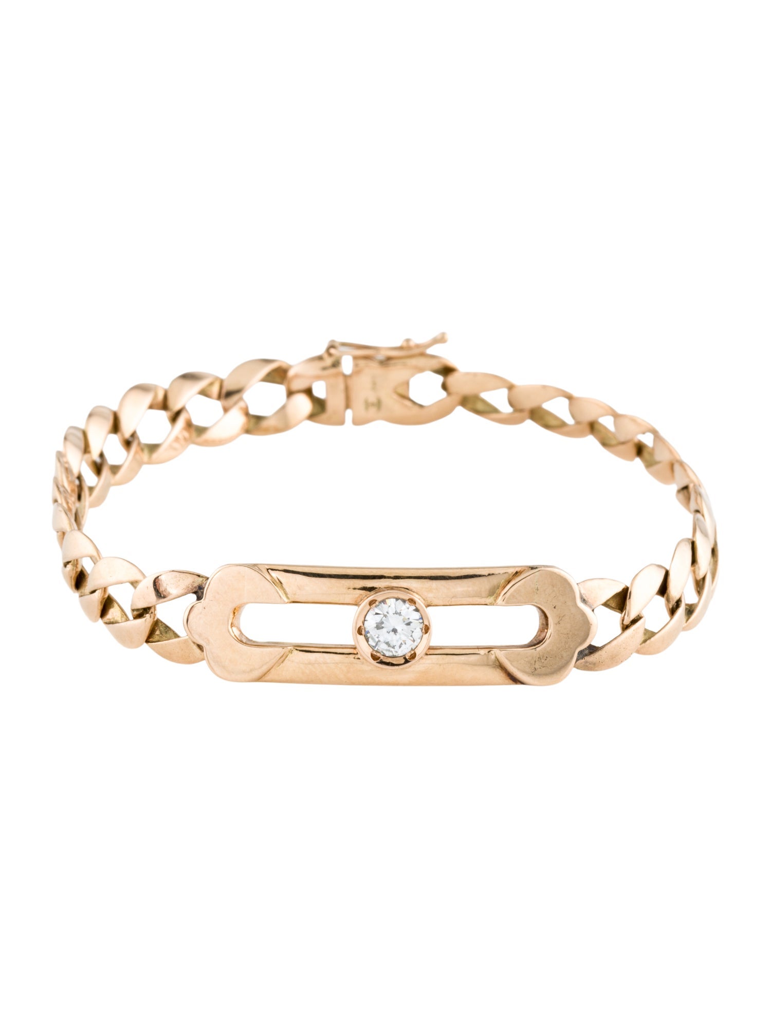 Bracelet 14K Diamond ID .