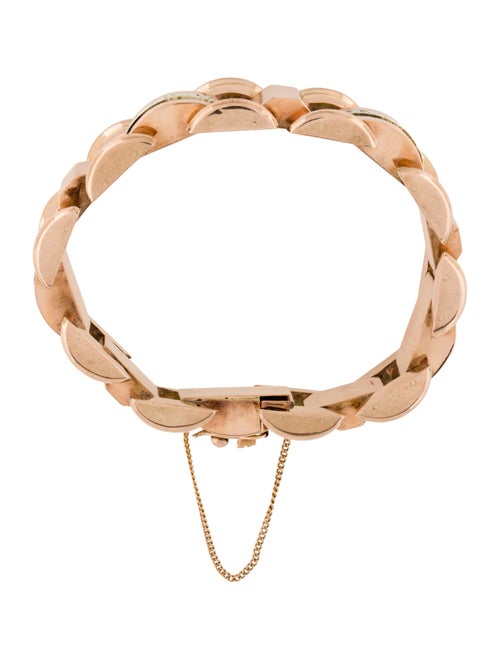 Bracelet 14K Two-Tone Link Bracelet