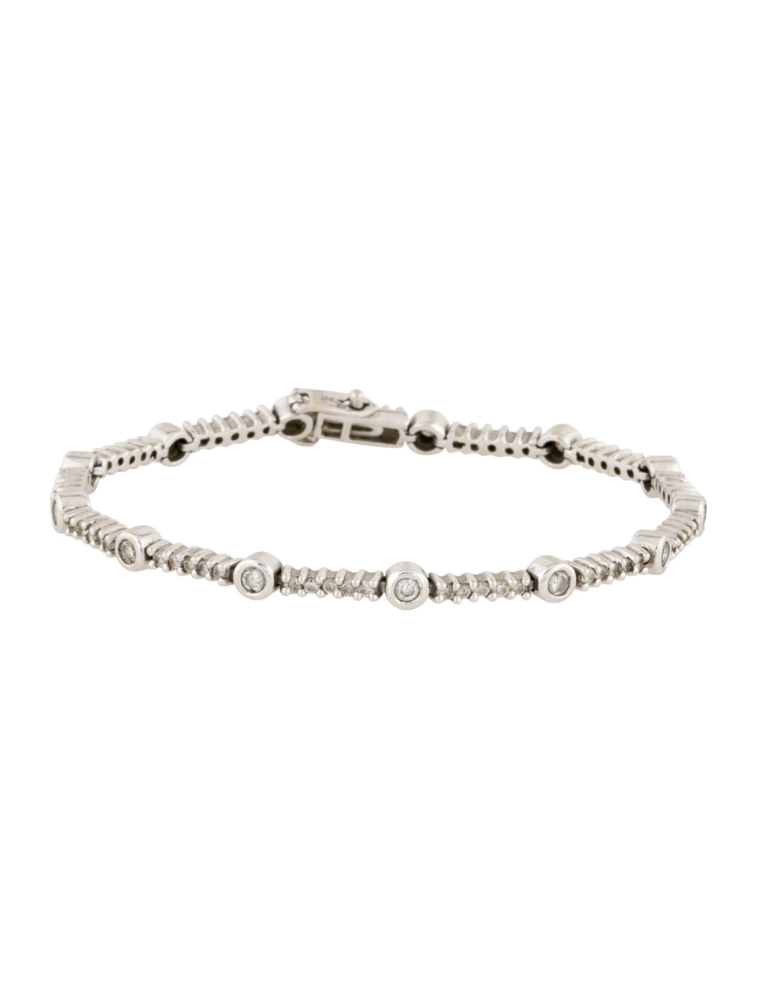 Bracelet 14K 1.76ctw Diamond Line