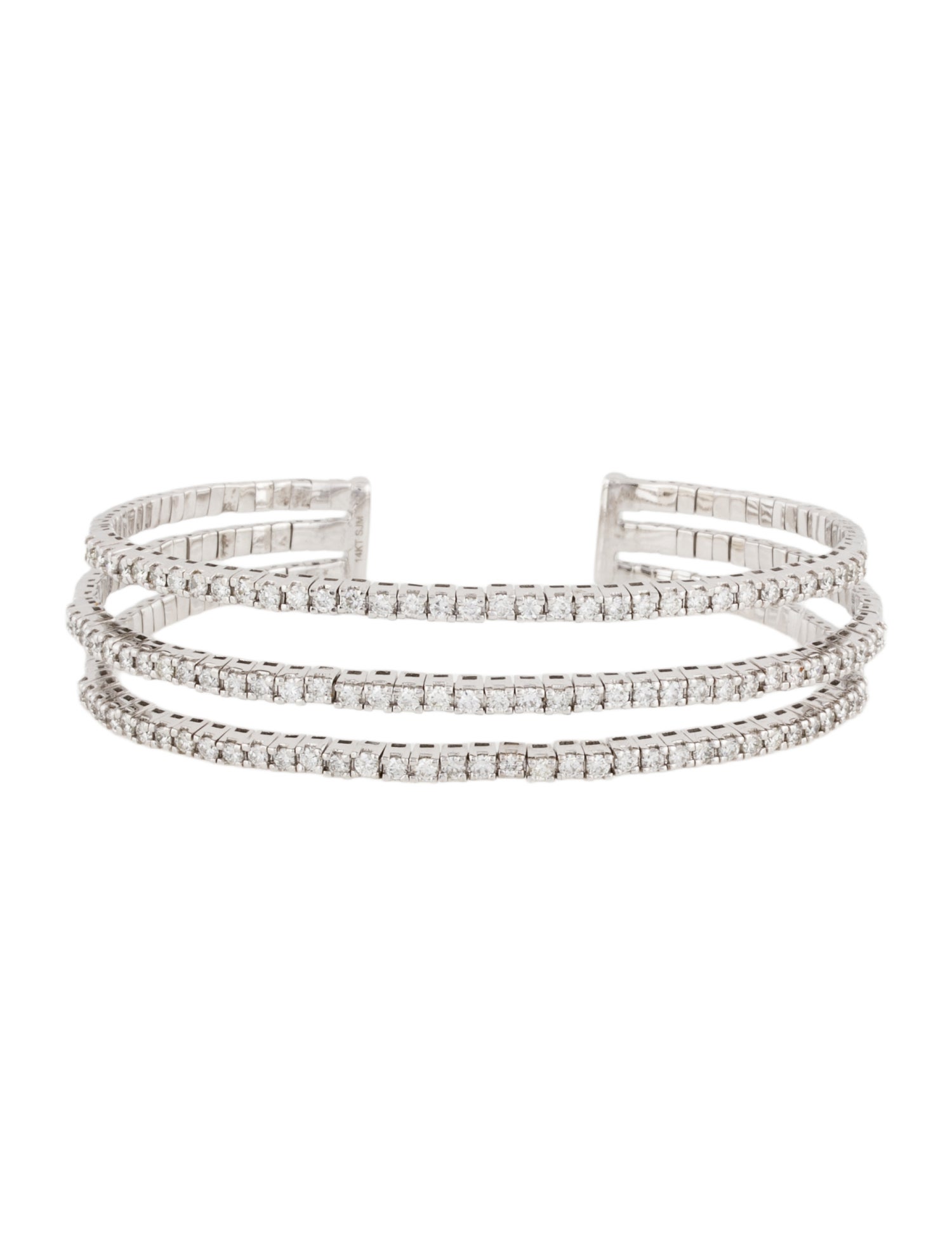 Bracelet 14K 2.05ctw Diamond Cuff