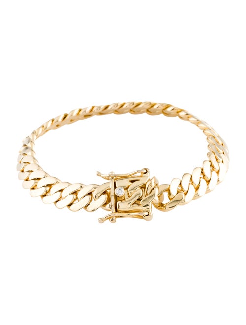 Bracelet 14K Diamond Curb Link Bracelet