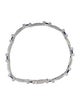 Bracelet 18K 2.10ct Sapphire & Diamond Link Bracelet