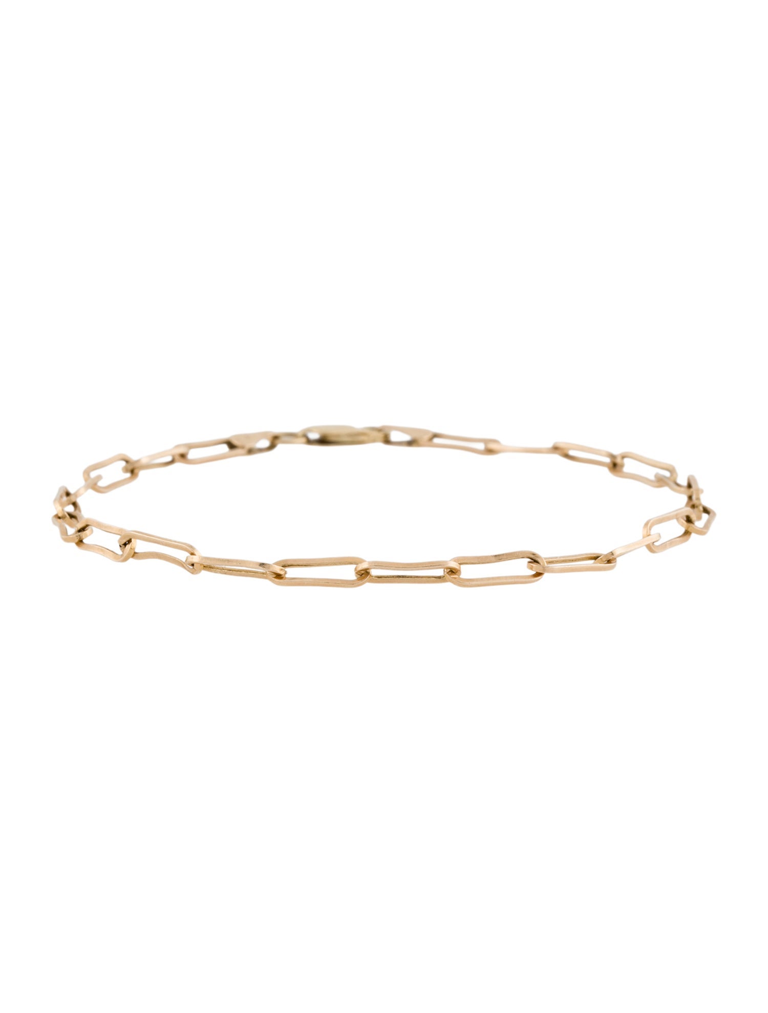 Bracelet 14K Paperclip Chain