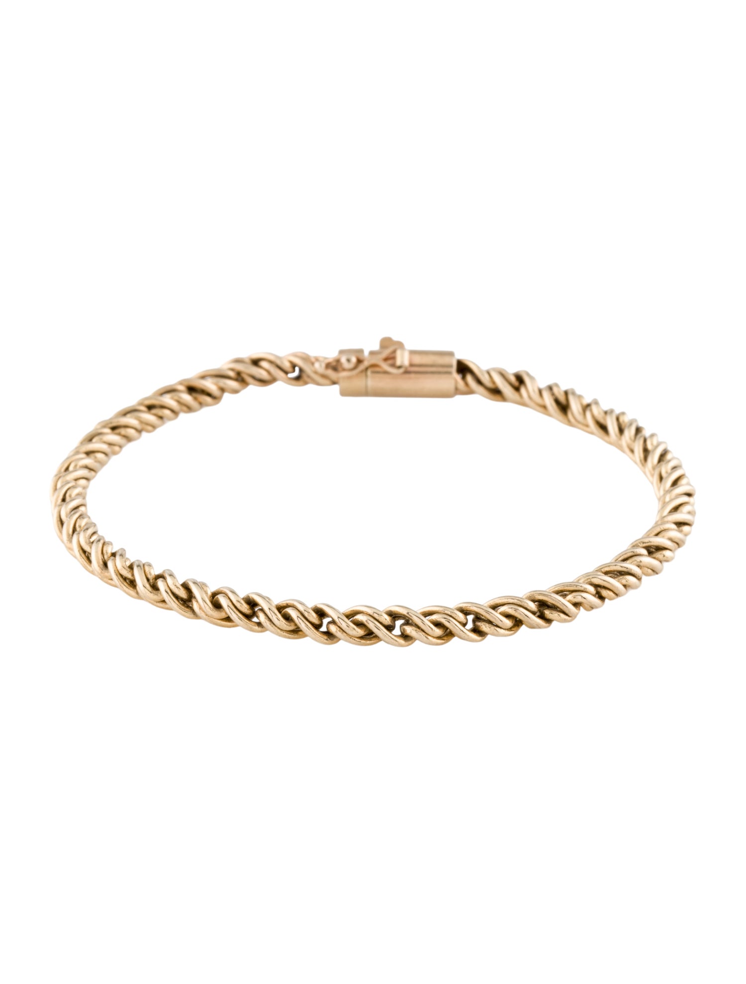 Bracelet 14K Twist Link