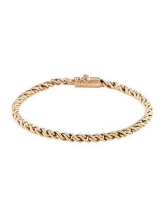 Bracelet  14K Twist Link Bracelet