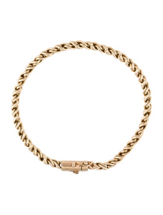 Bracelet 14K Twist Link Bracelet