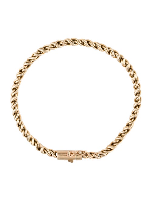 Bracelet 14K Twist Link Bracelet