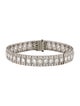 Bracelet Art Deco Platinum 7.04ctw Diamond Link Bracelet