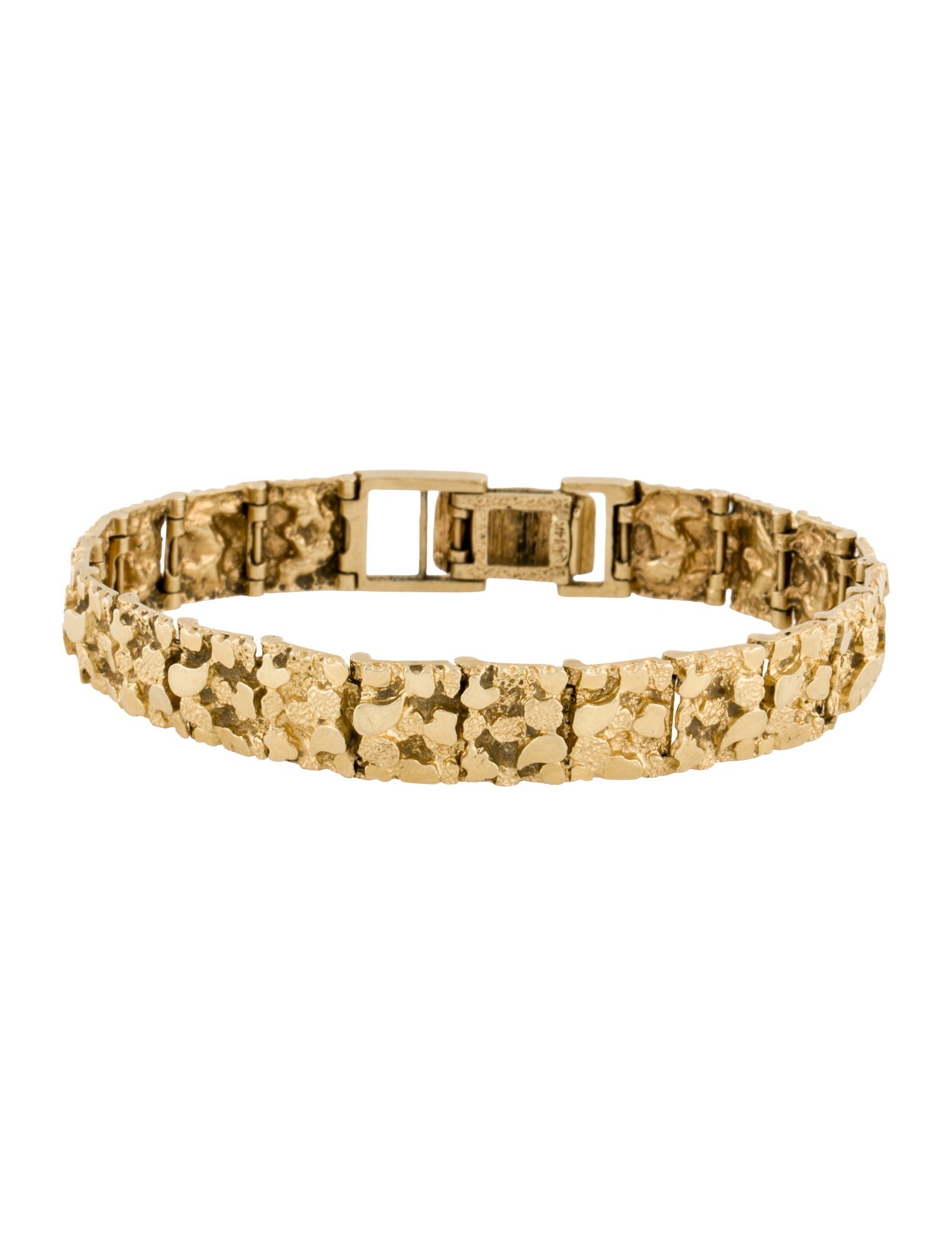 Bracelet 14K Nugget Link