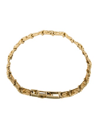 Bracelet 14K Nugget Link Bracelet