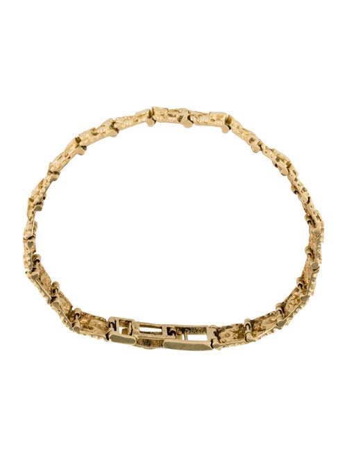 Bracelet 14K Nugget Link Bracelet