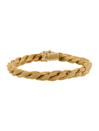 Bracelet 18K Twisted Chain Bracelet