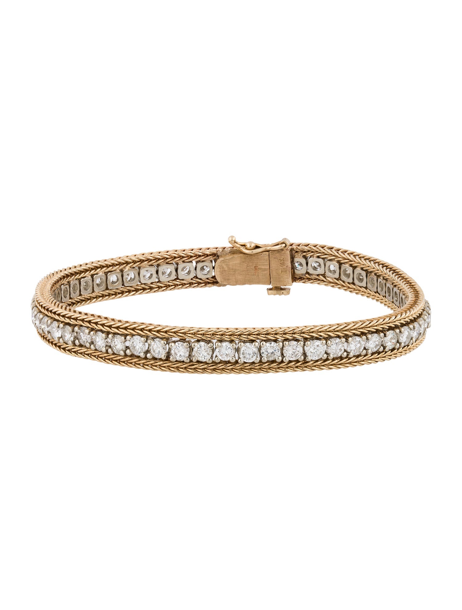 Bracelet 14K 5.60ctw Diamond Link Bracelet