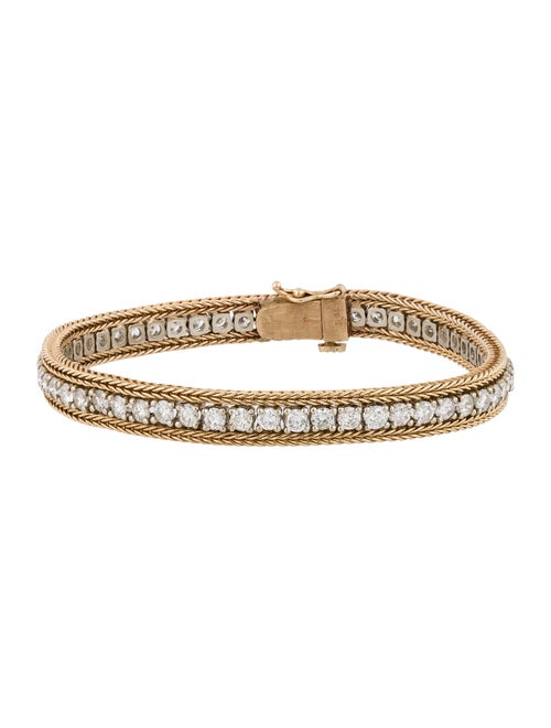 Bracelet 14K 5.60ctw Diamond Link Bracelet