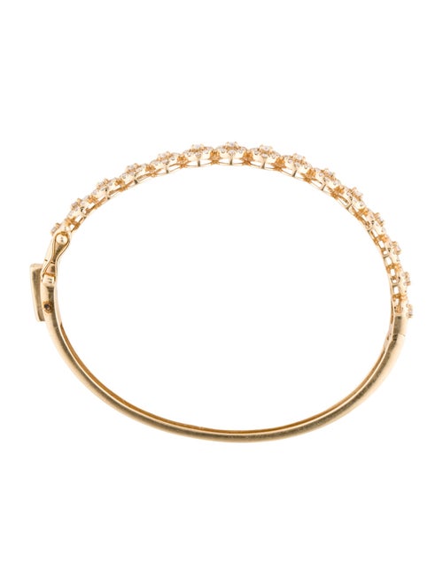 Bracelet 14K 1.20ctw Diamond Hinged Bangle