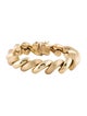 Bracelet 14KT Twisted Textured Link Bracelet