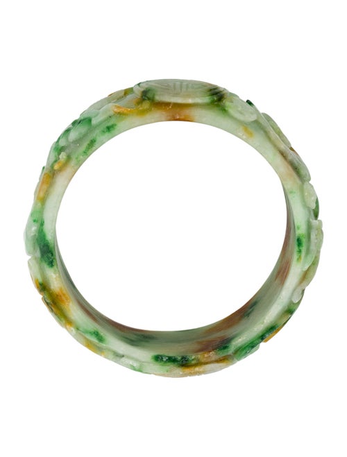 Bracelet Dyed Jadeite Carved Bangle Bracelet