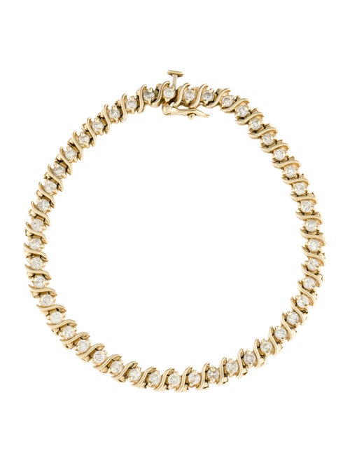 Bracelet 14K 2.70ctw S Link Diamond Bracelet