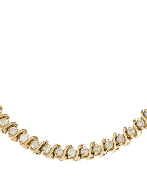 Bracelet 14K 2.70ctw S Link Diamond Bracelet