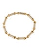 Bracelet 18K Two-Tone Station Link Bracelet