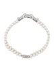 Bracelet 18K Pearl & 1.13ct Diamond Multistrand Bracelet