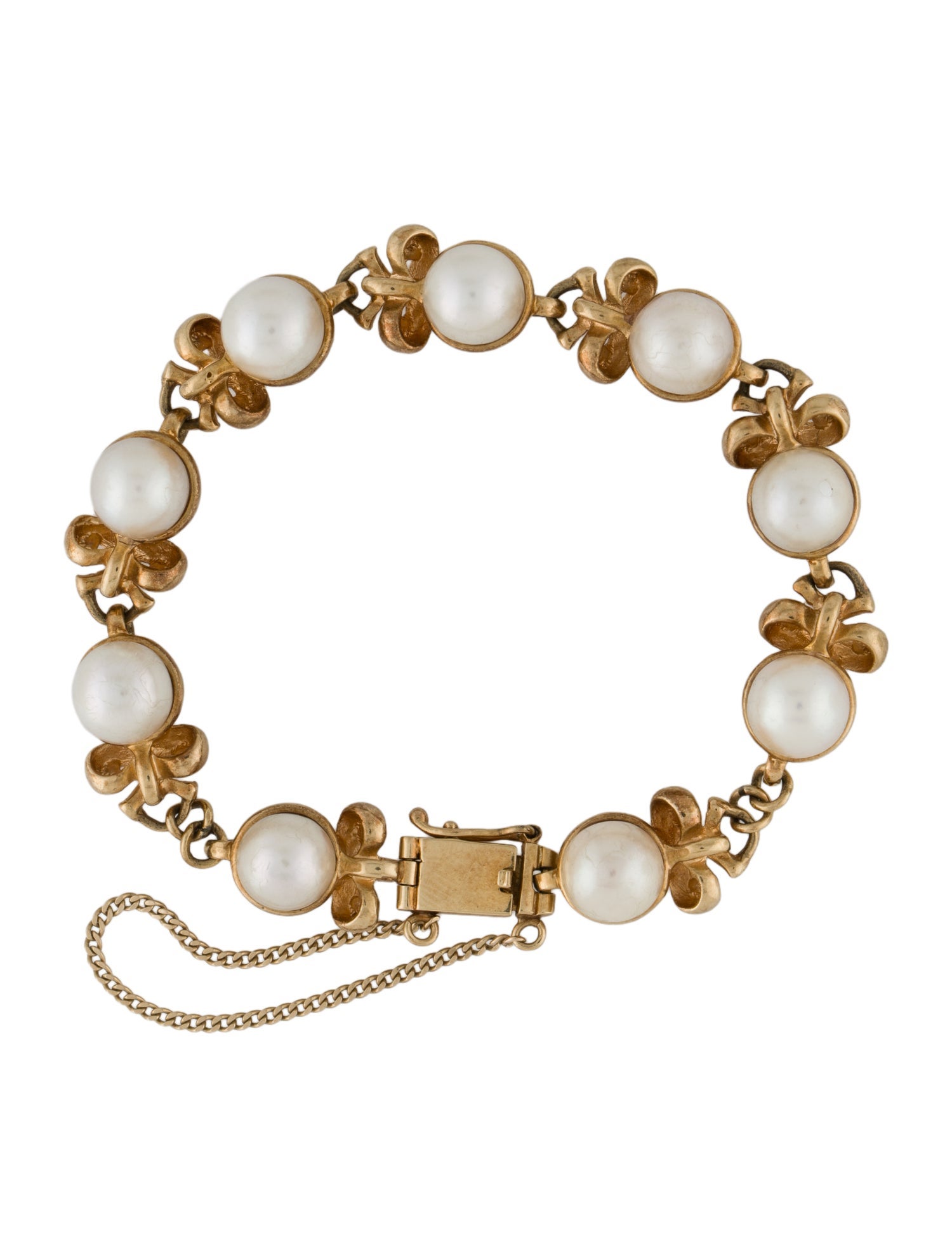Bracelet 18K Pearl Station