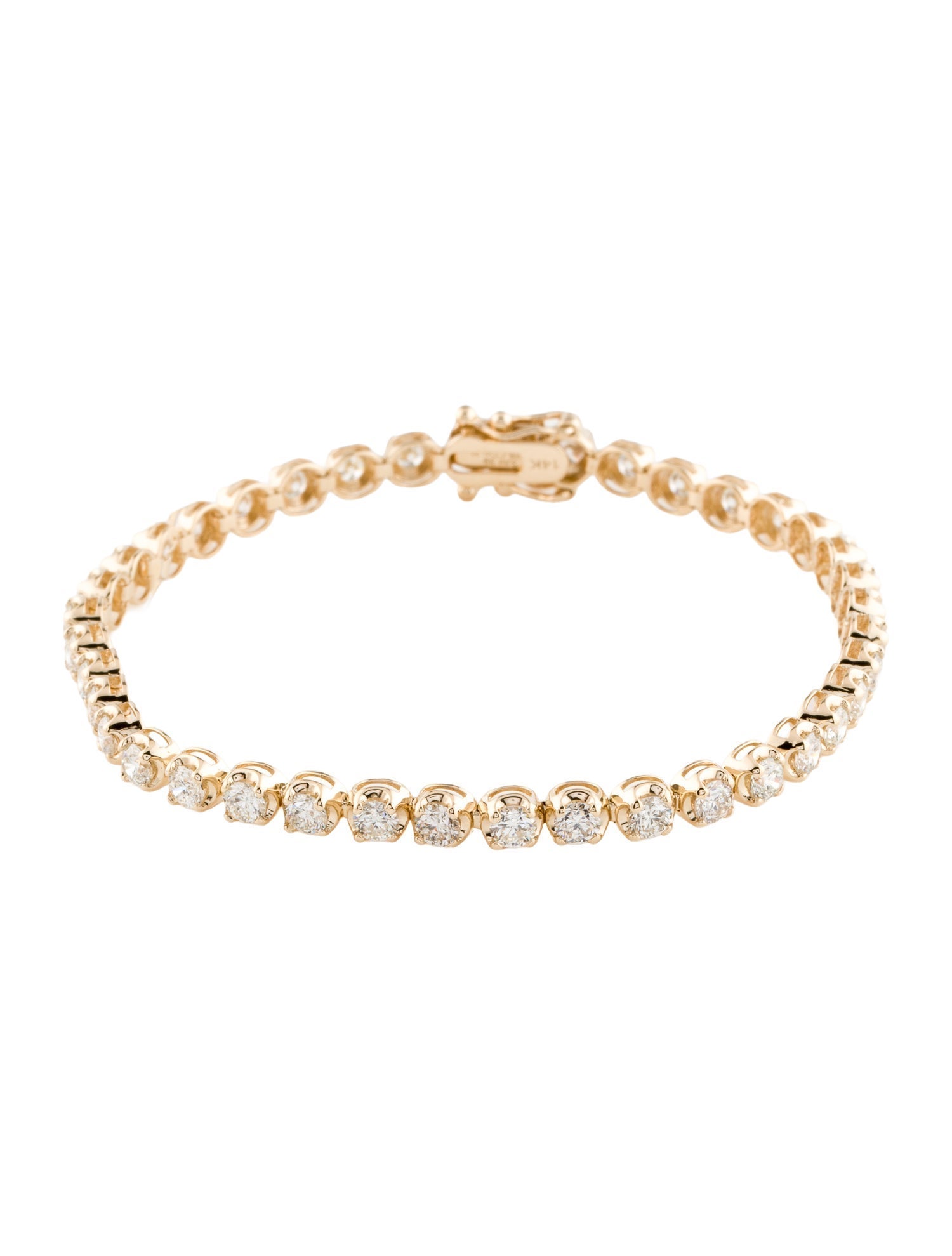 Bracelet 14K 5.25ctw Diamond Link Bracelet