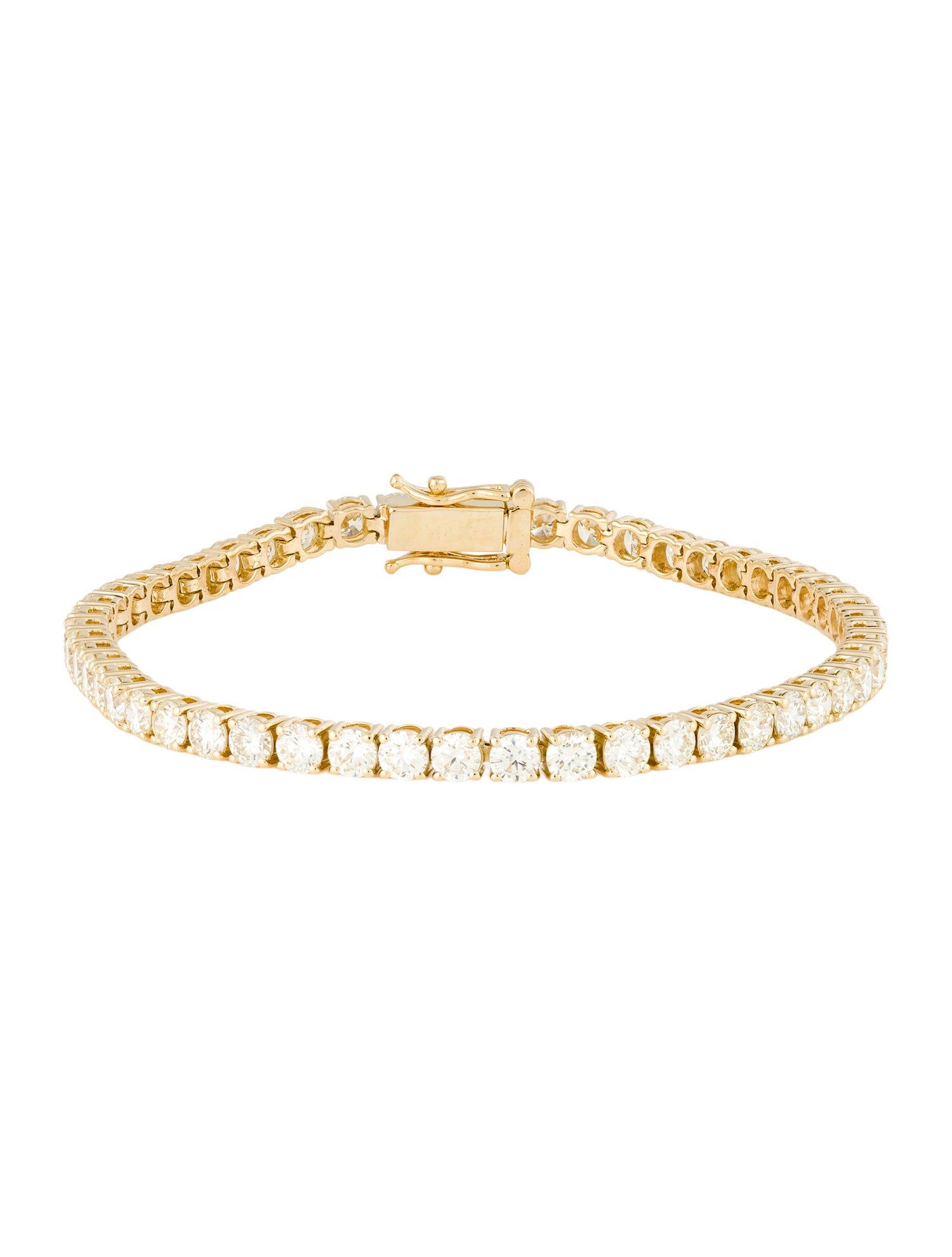 Bracelet 18K 7.54ctw Diamond Tennis Bracelet