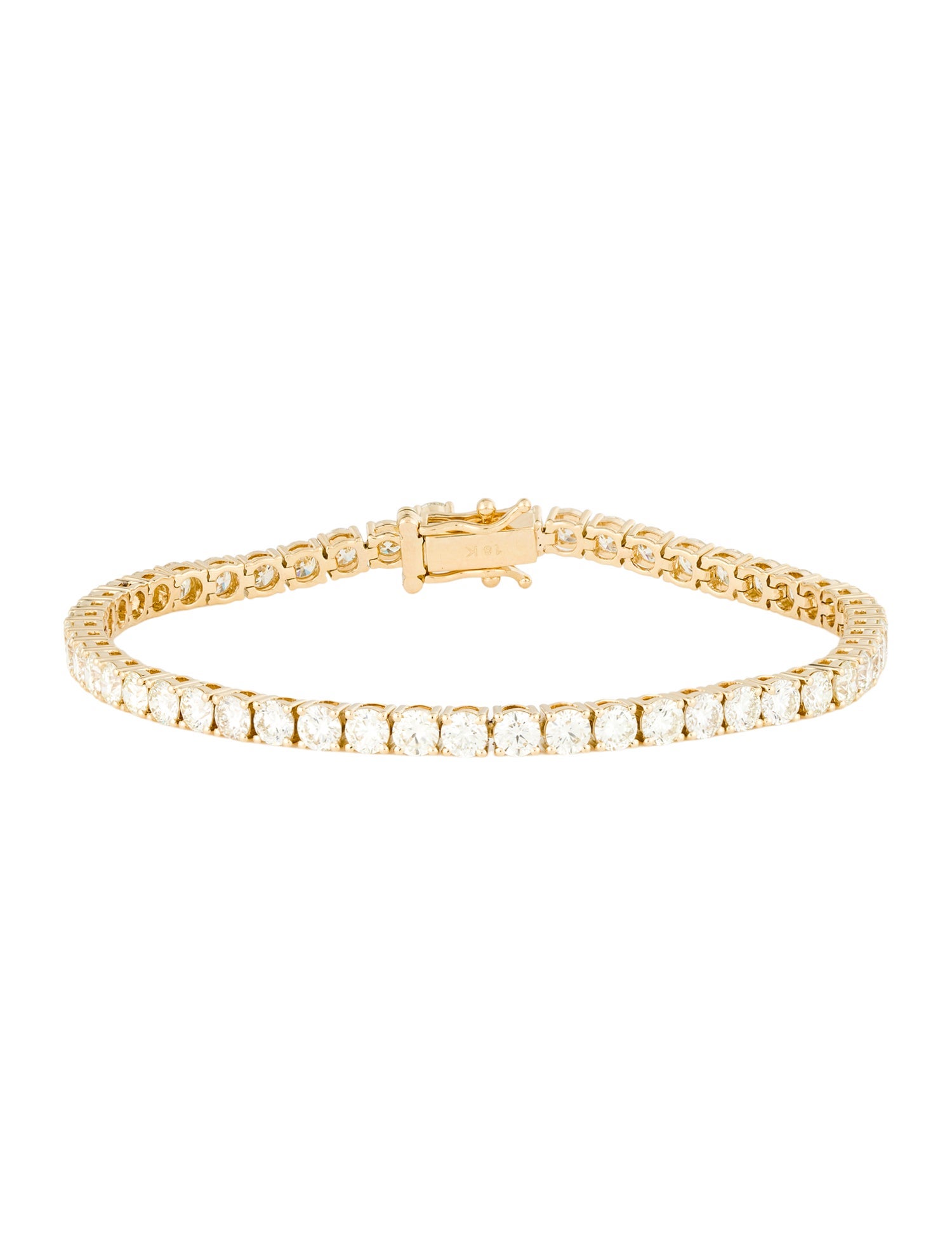 Bracelet 18K 7.49ctw Diamond Tennis Bracelet