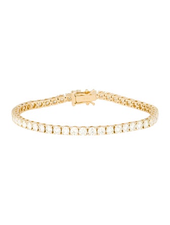 Bracelet 18K 7.49ctw Diamond Tennis Bracelet