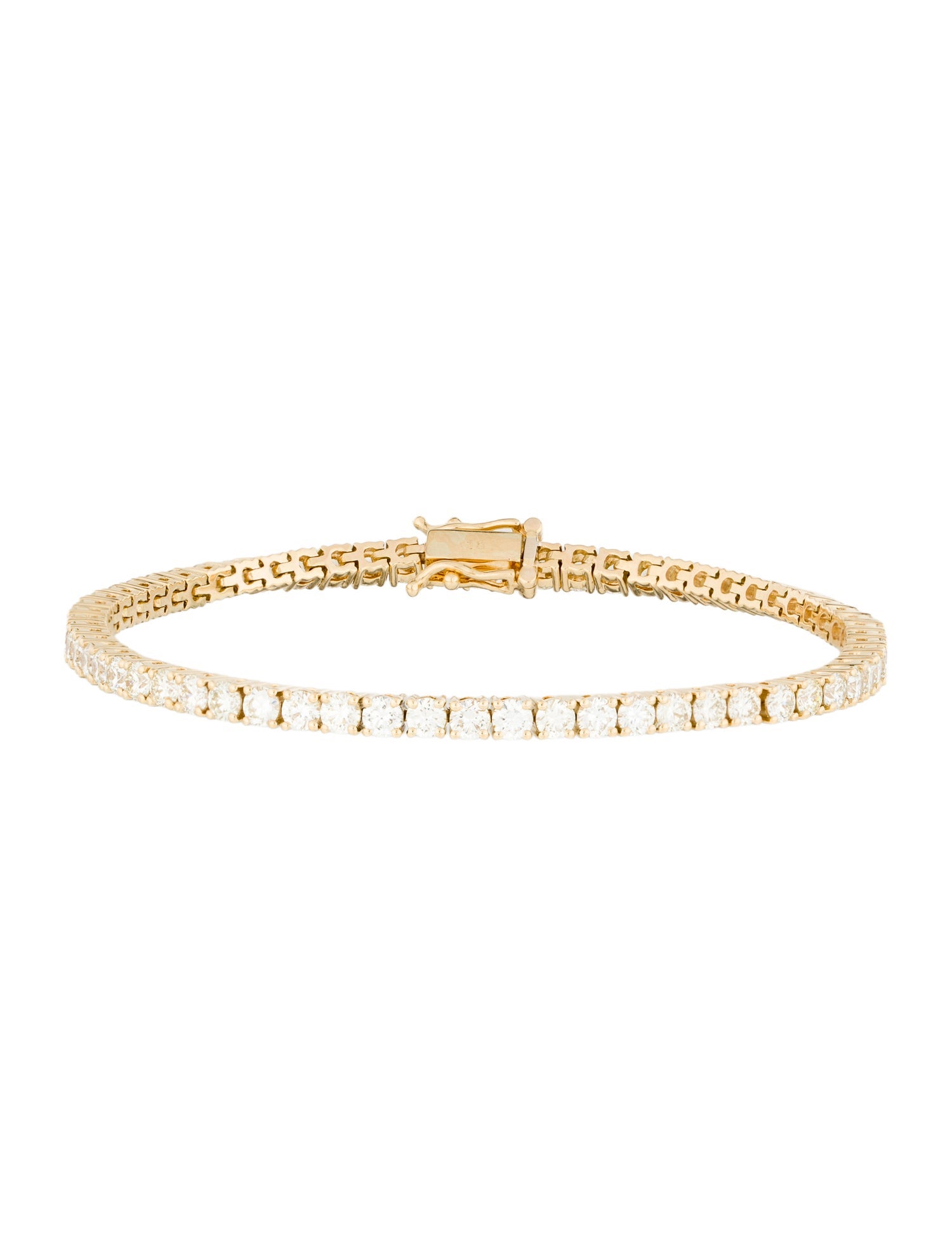 Bracelet 18K 5.18ctw Diamond Tennis