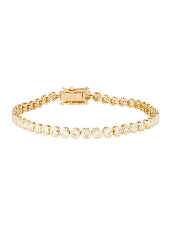 Bracelet 18K 3.87ctw Diamond Tennis Bracelet