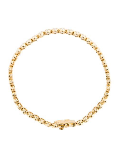 Bracelet 18K 3.87ctw Diamond Tennis Bracelet