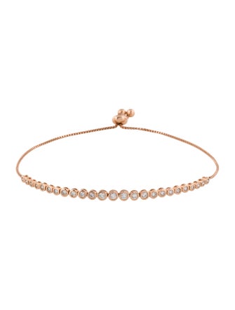Bracelet 14K Diamond Link Bracelet