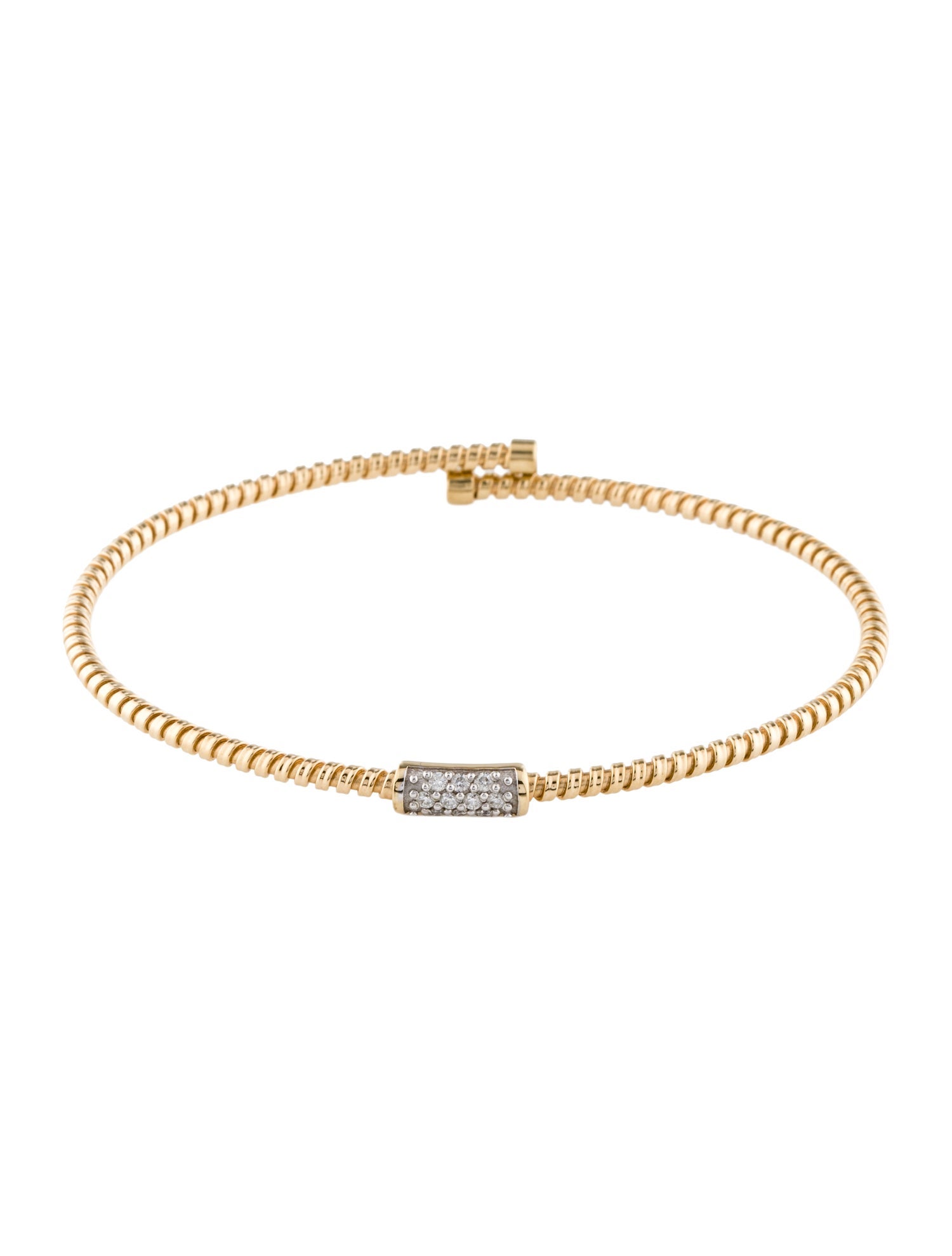 Bracelet 14K Diamond Bangle Bracelet