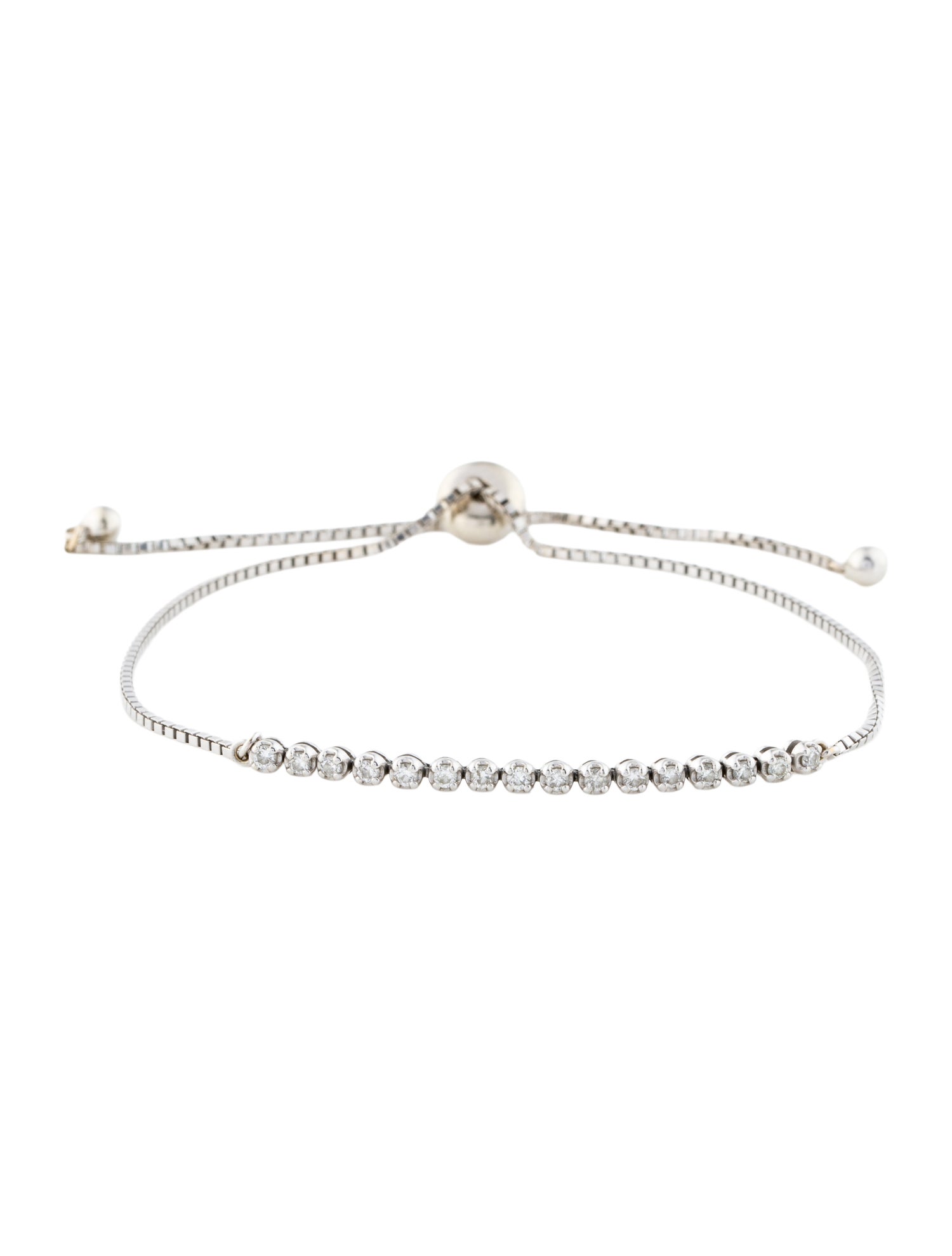 Bracelet 10K Diamond Link Bracelet