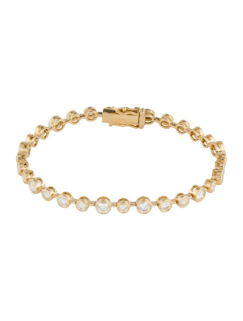 Bracelet 18K 3.77ctw Diamond Circle Link Bracelet