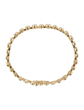 Bracelet 18K 3.77ctw Diamond Circle Link Bracelet