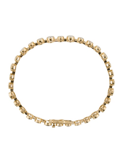 Bracelet 18K 3.77ctw Diamond Circle Link Bracelet
