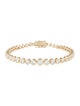 Bracelet 18K 7.05ctw Diamond Graduated Tennis Bracelet