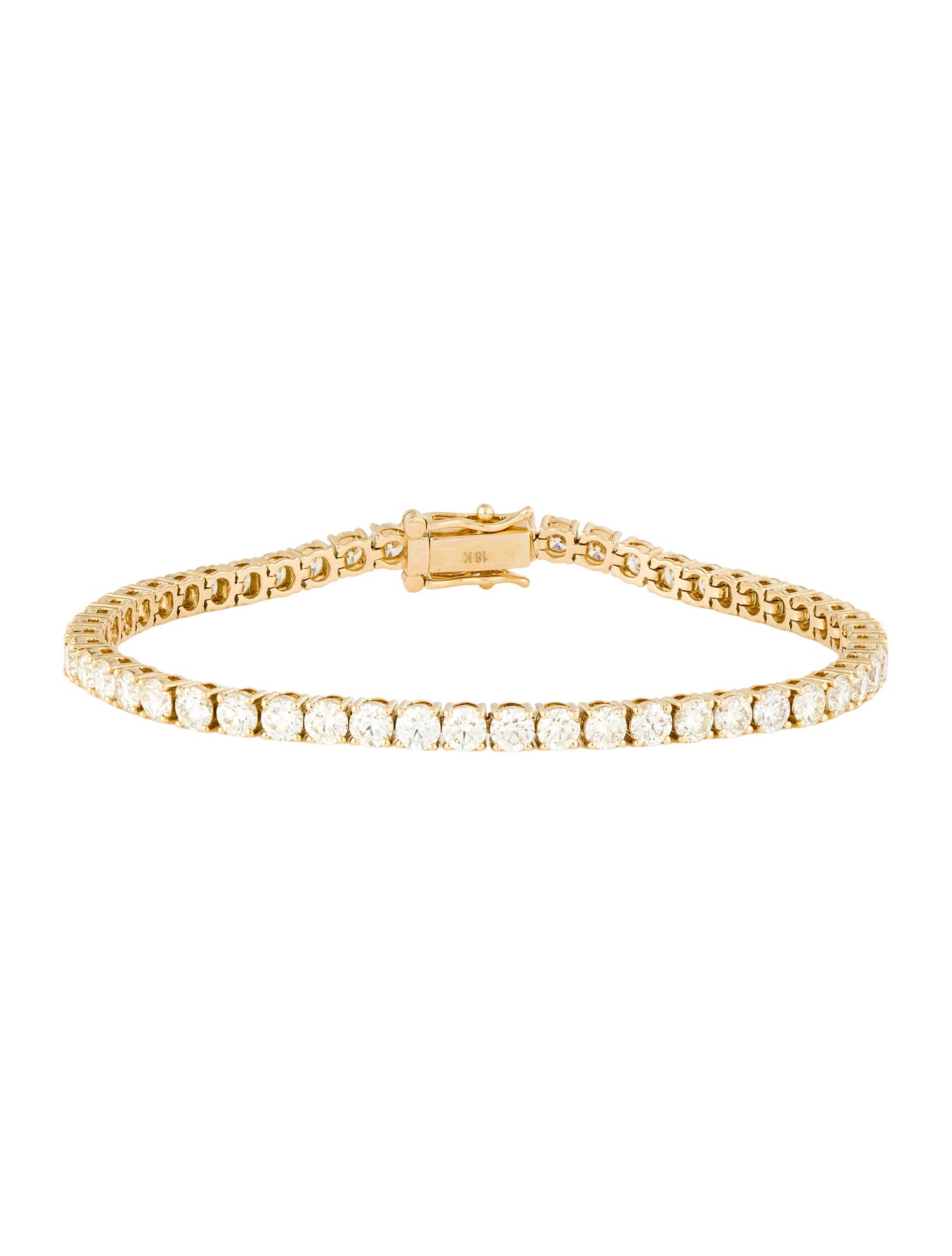 Bracelet 18K 7.16ctw Diamond Tennis