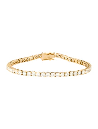 Bracelet 18K 7.16ctw Diamond Tennis Bracelet