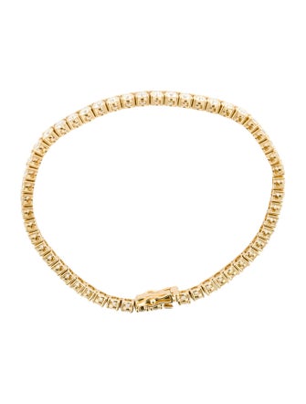 Bracelet 18K 7.16ctw Diamond Tennis Bracelet