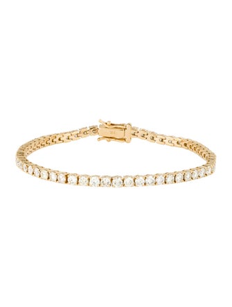 Bracelet 18K 5.76ctw Diamond Tennis Bracelet